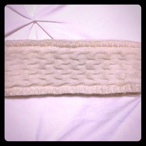 Cream Fleece Lined Headband